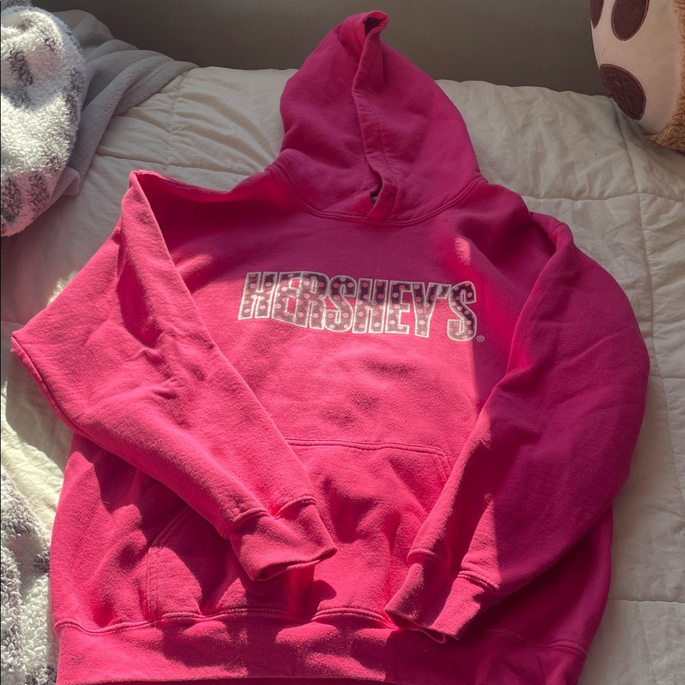 Hershey’s Gildan Heavy Blend Pink Hoodie